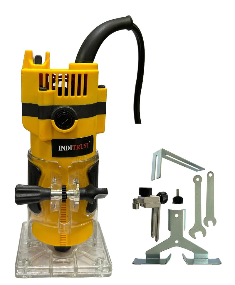 Inditrust Professional Palm Router 30000 RPM 6.35mm Trimmer 700W Machine Tool with 6 MONTHS WARRANTY - Image 2