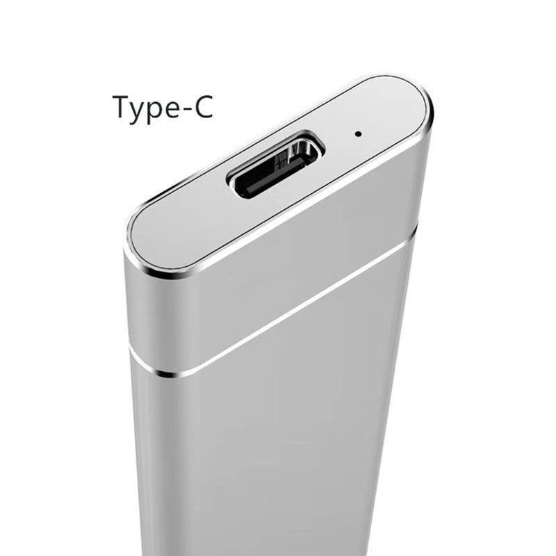 SSD mobile solid state U disk, portable mobile solid state drive 4TB silver - Image 3