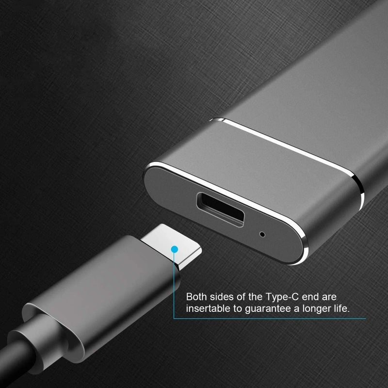 SSD mobile solid state U disk, portable mobile solid state drive 4TB silver - Image 5