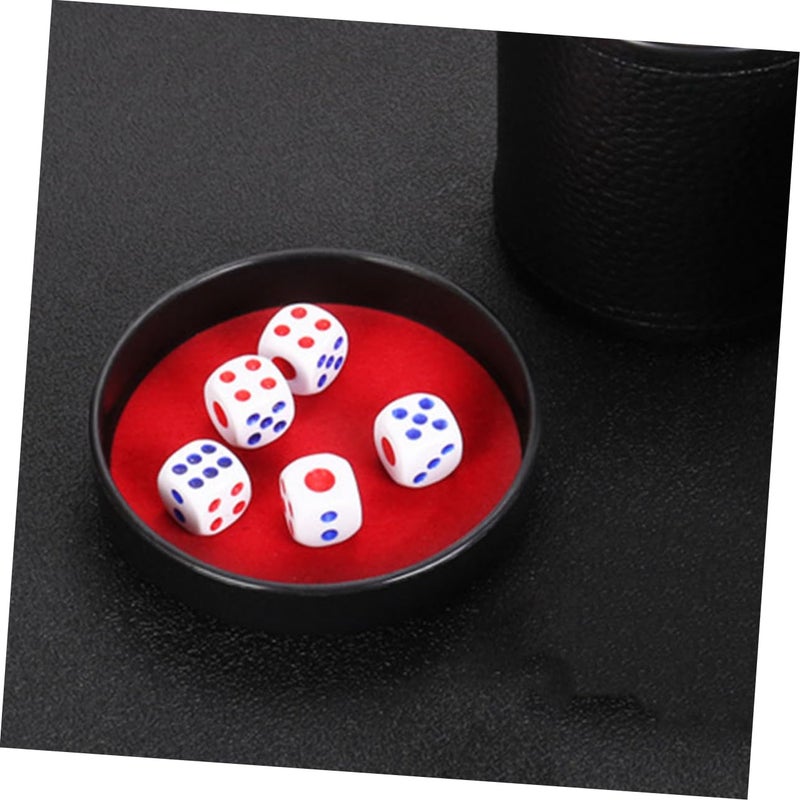 5 Piece Dice Cup Replacement Set With Noise Reduction Plush Lining For KTV Games Bars - Image 5