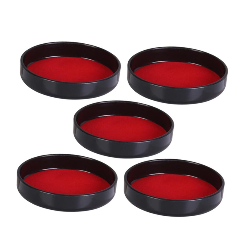5 Piece Dice Cup Replacement Set With Noise Reduction Plush Lining For KTV Games Bars - Image 2