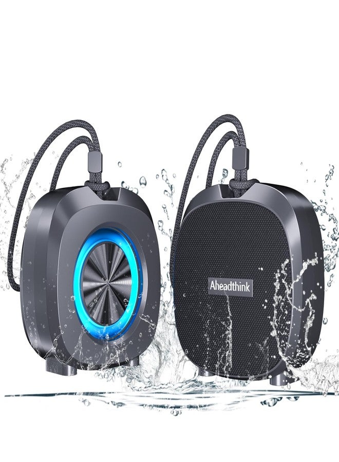 Aheadthink Bluetooth Speaker, Portable Wireless Bluetooth Speaker, IPX5 Waterproof Speaker, Bluetooth5, RGB Color Lights, Loud Stereo Sound, Bass, TWS Pairing, Suitable for Party, Home, Outdoor, long player. - Image 1
