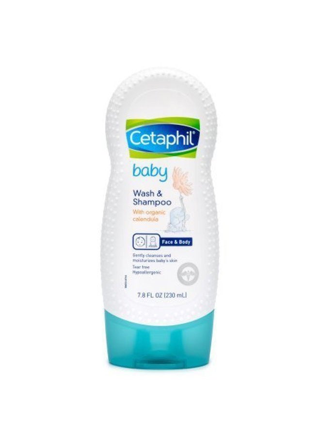 Cetaphil غسول وشامبو للأطفال مع كاليندولا العضوي، 7.8 أونصة (عبوة من 4) - Image 2
