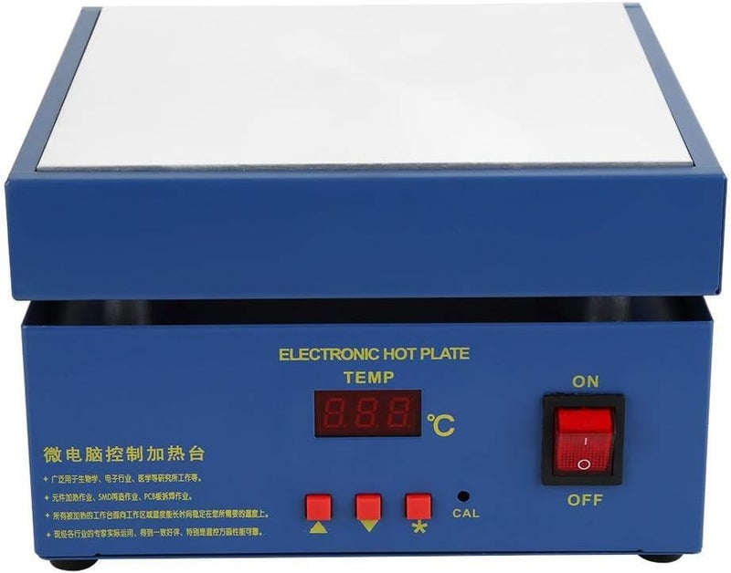 كلاراكو محطة تسخين، 200 × 200 مم LED مايكرو كمبيوتر كهربائي لوحة تسخين محطة تسخين مسبق 110/220 فولت تيار متردد 800 واط فرن تسخين مسبق للوحة PCB لمحطة اللحام (الولايات المتحدة) - Image 5