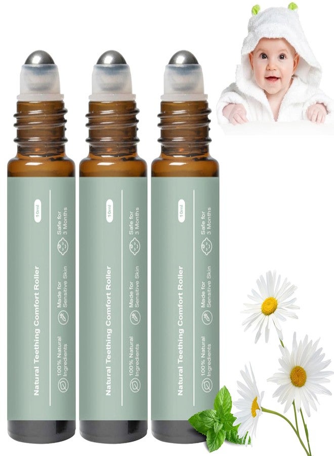 Leixu 3Pcs Teething Roller, Teething Relief Roller, Natural Gentle Relief Roller, Roller All Natural for Babies - Image 1