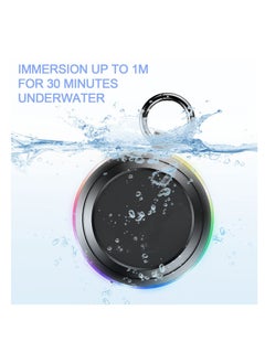 Y&D Portable Bluetooth Speaker, Shower IPX7 Waterproof 360 HD Surround Sound, with FM Radio and Built-in Microphone, for Party, Travel, Beach  - Image 2