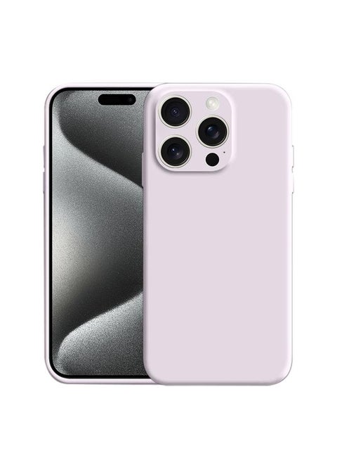 For iPhone 15 Pro Max Liquid Silicone MagSafe Phone Case(Purple)