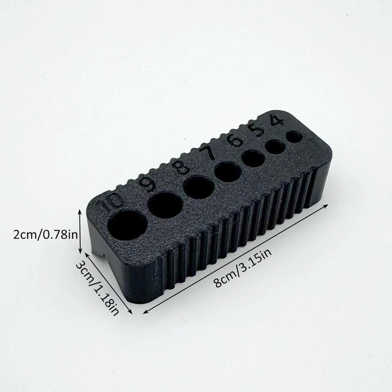 7 Hole Random Color Precision Drilling Tool Heavy Duty Plastic Drill Guide - Image 4