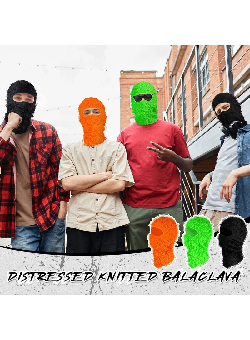 Balaclava Ski Mask, Full Face Mask, Windproof Face Cover Sun UV Protection, Thermal Windproof Winter Scarf, Men Women Outdoor Sport Cycling Cap 3PCS - Image 5