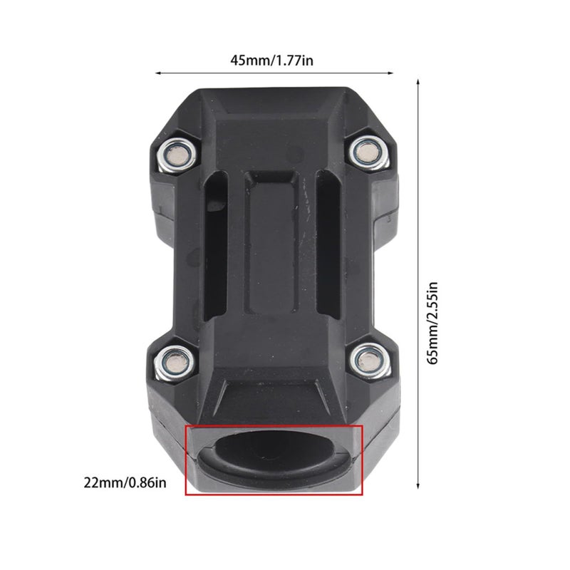 Motorcycle Engine Guard Bumper Block For R1200GS R1150GS Black - Image 3