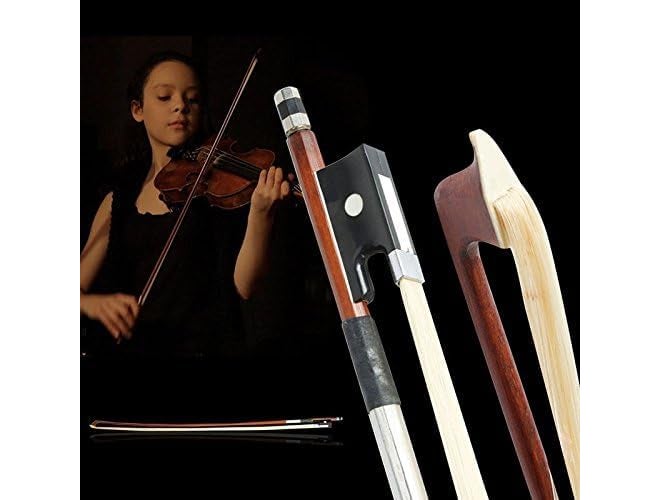 PERLMAN Ebony Violin Bow - Superior Violin Bow for Students (4/4) - Image 5