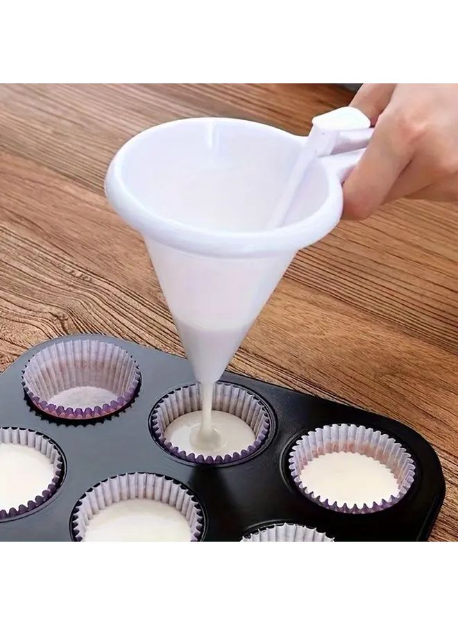 1pc Handheld Batter Dispenser Baking Cupcake Tool Chocolate Funnel Kitchen Gadgets - Image 2