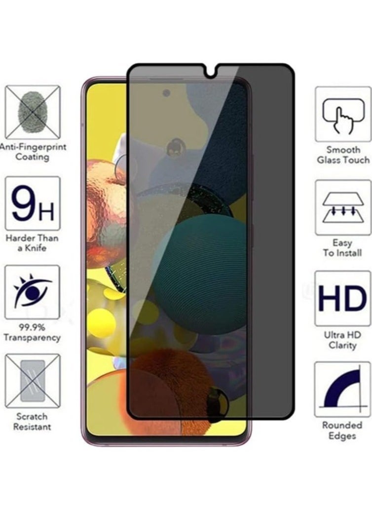 vesus Samsung Galaxy A54 5G Privacy Glass Screen Protector Anti-Spy Tempered Glass Film 9H Hardness Scratch Resistant Bubble Free Glass Screen Protector - Image 5