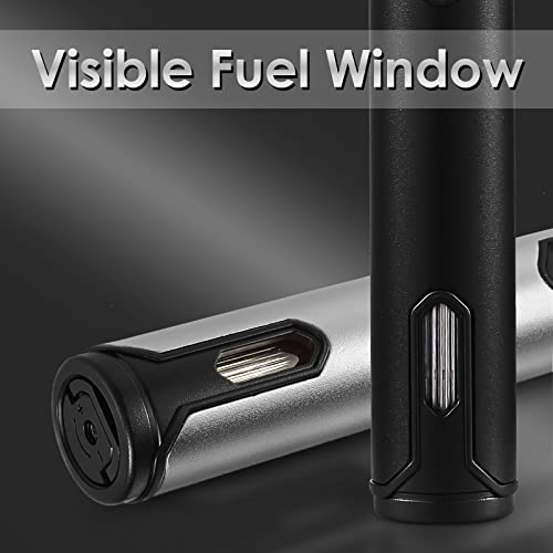 Urgrette 5 Pack Butane Torch Lighter, Urgrette 6-inch Refillable Pen Lighter Pencil Torch Lighter Adjustable Jet Flame Butane Lighter for Grill BBQ Candle Camping (Gas Not Included) - Image 5