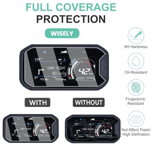 Wisely Premium Speedometer Screen Guard Compatible for New TVS JUPITER 125 DT SXC 2025 Scooter | TFT Display Digital Meter Protector | Full Cover | Easy Installation Kit | Scooty Accessories - Image 4