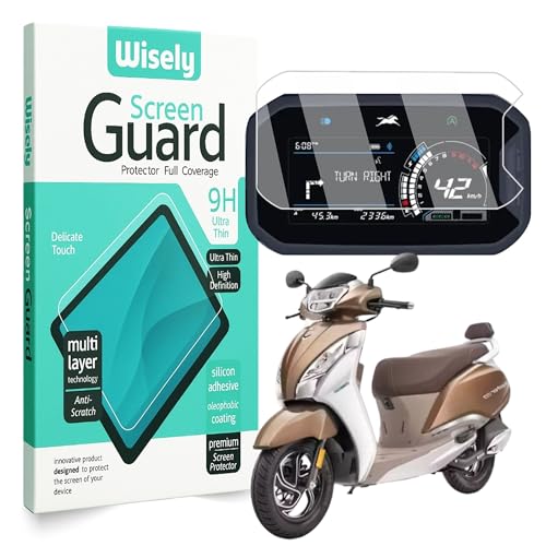 Wisely Premium Speedometer Screen Guard Compatible for New TVS JUPITER 125 DT SXC 2025 Scooter | TFT Display Digital Meter Protector | Full Cover | Easy Installation Kit | Scooty Accessories - Image 1