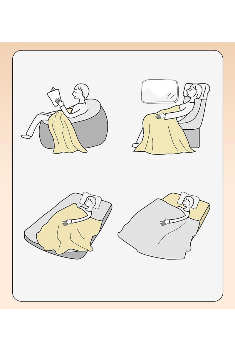 MONOGUE Ultra Soft Faux Fur Throw Blanket – Cozy Plush Fuzzy Blanket for Sofa, Couch & Bed - Image 3