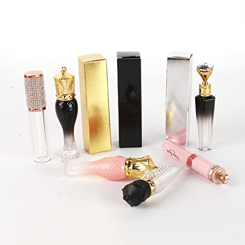 COSIDEA 50 PCS Empty Black Lip Gloss Boxes W27 xW27 xH115mm 106 106 453 inch Cosmetic PerfumeMascara Box Packaging for Small Business Wholesale small Kraft Paper Box - Image 3