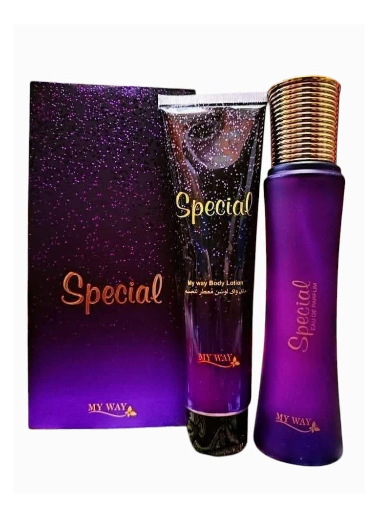 My Way A Special Collection For Women From My Way, perfumed perfume and lotion 
