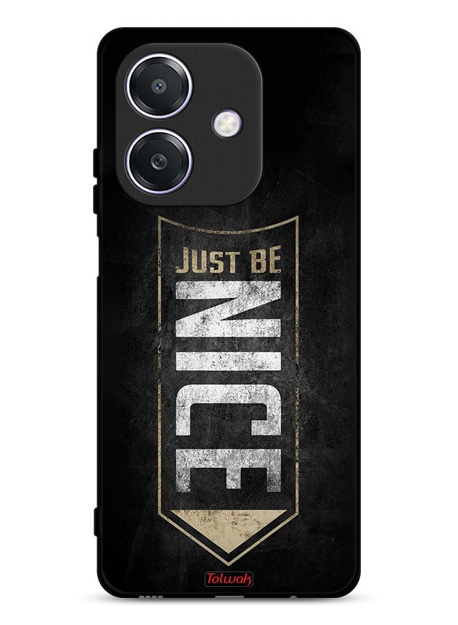 Tolwak Oppo A3x 5G Protective Case Cover Just Be Nice - Image 1