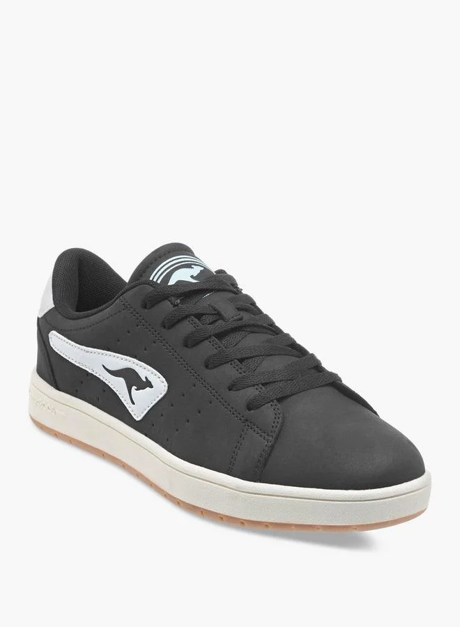 Kangaroos Women'S Logo Detail Lace-Up Sneakers
