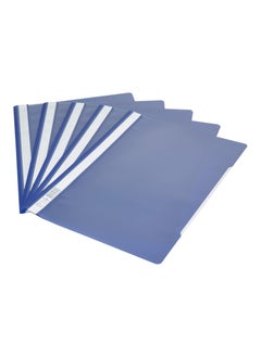 FIS 50-Piece Durable Project File, A4 Size, Dark Blue Colour - DUPG2573-07  - Image 1