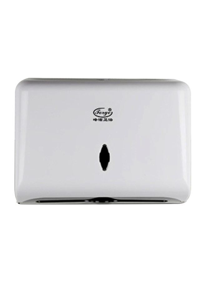 NIBEMINENT Paper Towel Dispenser White - Image 1
