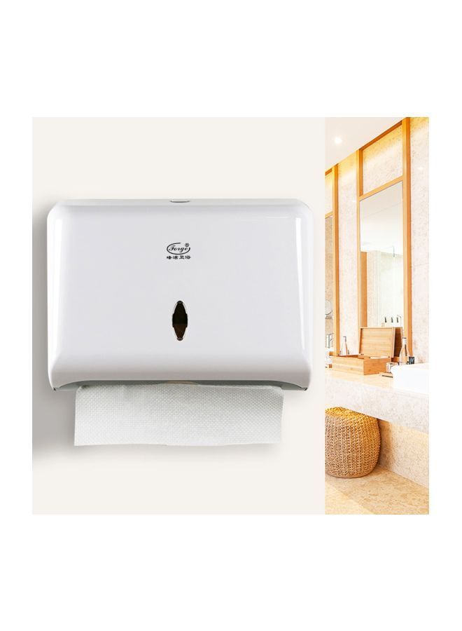 NIBEMINENT Paper Towel Dispenser White - Image 3