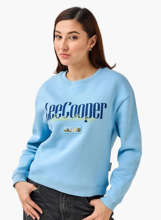 لي كوبر Lee Cooper Regular Fit Sweatshirt with Print