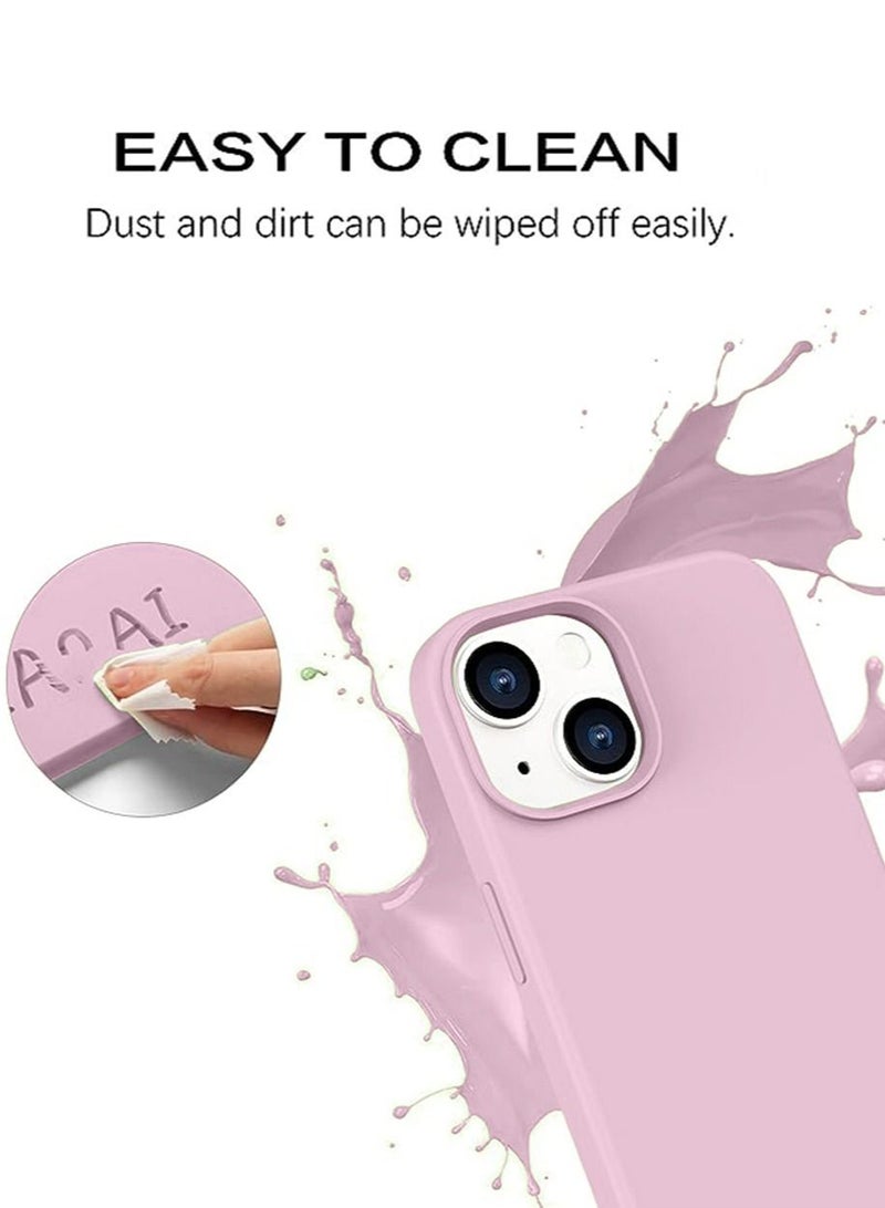 iPhone 15 Mobile Case Cover with Soft Liquid Silicone Protection Anti-Scratch Shockproof Accessories Slim Protective Back Cover with Comfortable Hold Touch Feeling and Anti-fingerprint - Image 3