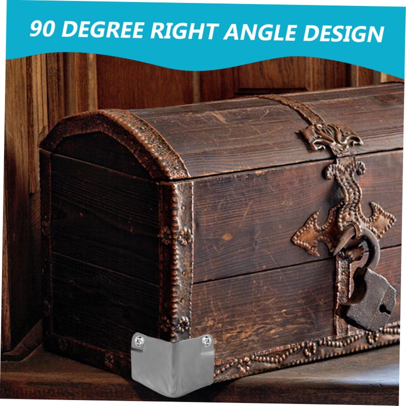10 Pack Metal Corner Protectors Edge Guards Furniture Bumpers - Image 4
