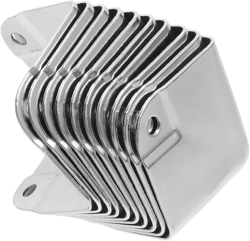 10 Pack Metal Corner Protectors Edge Guards Furniture Bumpers - Image 1