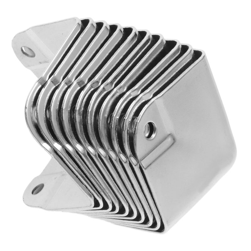 10 Pack Metal Corner Protectors Edge Guards Furniture Bumpers - Image 2