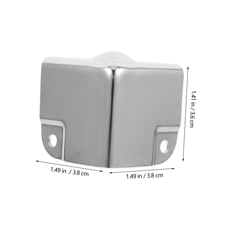 10 Pack Metal Corner Protectors Edge Guards Furniture Bumpers - Image 3