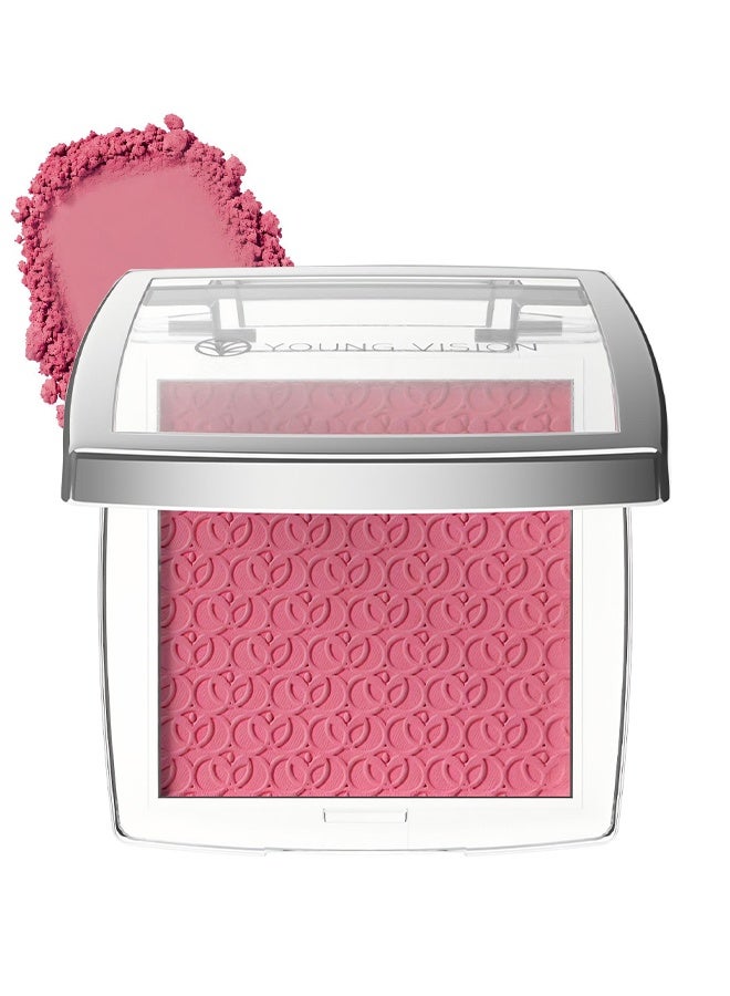 YOUNG VISION Natural Glow Blush ,Color Activated Soft Matte Blusher for Cheeks - Blendable, Buildable & Long Wearing Face Makeup - Natural Finish - Vegan & Cruelty Free,#06 - Image 1