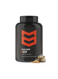 MTN OPS MTN OPS Ox Testosterone Booster, Testosterone Supplement for Men Blend with Tribulus Terrestris & Adrenal Support Blend with Maca Root Capsules, 30 Servings  - Image 1