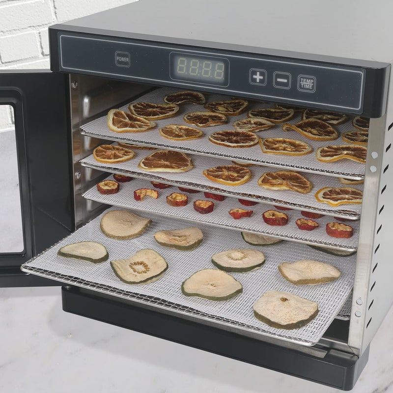 Kispog 10 Pcs/Sets Silicone Dehydrator Sheets for Food Dehydrator & Freeze Dryer, 14x14 in - Image 2