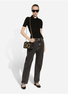 D&G DG GIRLS NAPPA LEATHER SHOULDER BAG  - Image 5