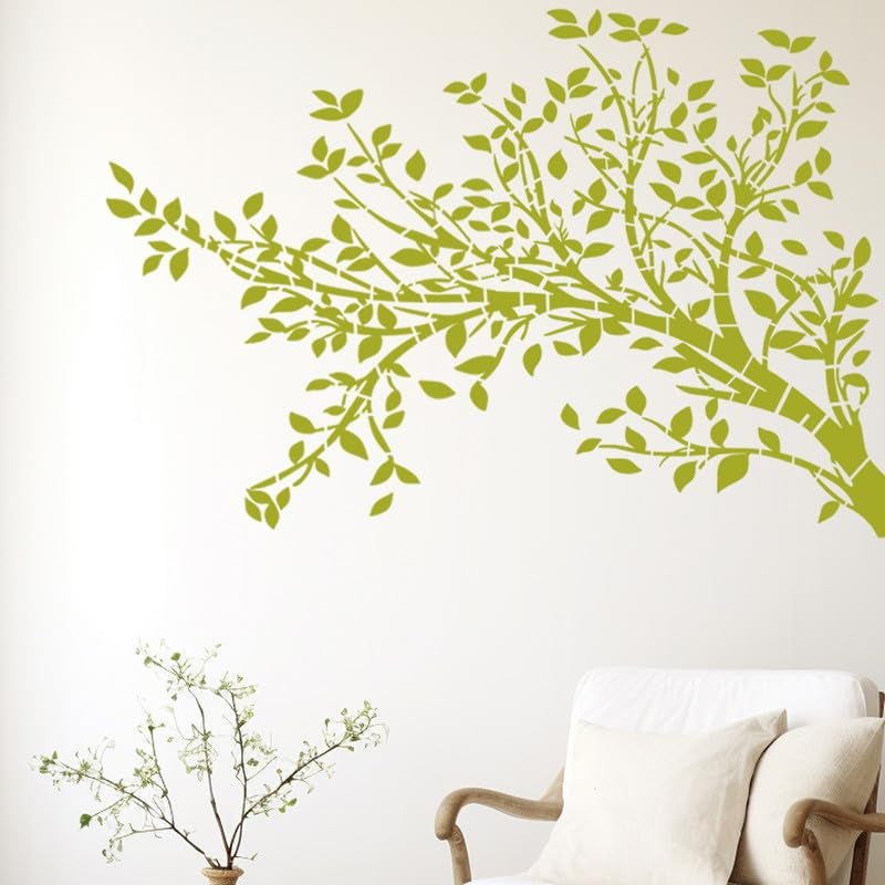 ARandNJ Painting for Wall Stencils (Size:- 24X40 Inch) Theme:- Big Tree DIY Reusable Painting Design Suitable for Bedroom, Drawing Room, Living Room (Pack of2) - Image 4