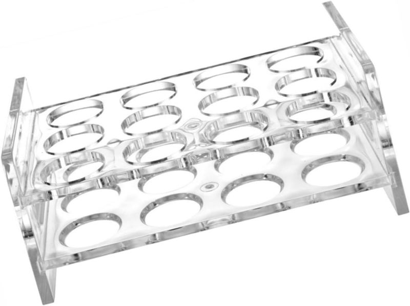 Modern Easy Clean Vertical Wine Holder Space Efficient Sturdy Home Accessory Clear - Image 1
