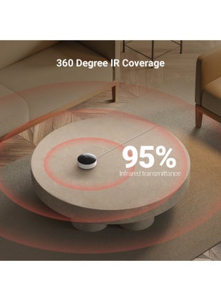 جهاز التحكم عن بُعد T33، تغطية IR بزاوية 360°، توافق واسع مع معظم الأجهزة المنزلية، تحكم تلقائي مع جداول زمنية، يعمل مع مساعد جوجل وأمازون أليكسا - view 3