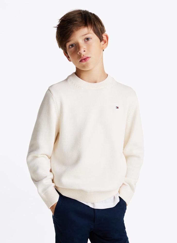 Kids Crew Neck Elbow Patch Regular Sweater - pzsku/Z107C0536D73FFE6B34AFZ/45/_/1735821721/a5bb19af-33d6-44dd-9521-d616cb1e7a55