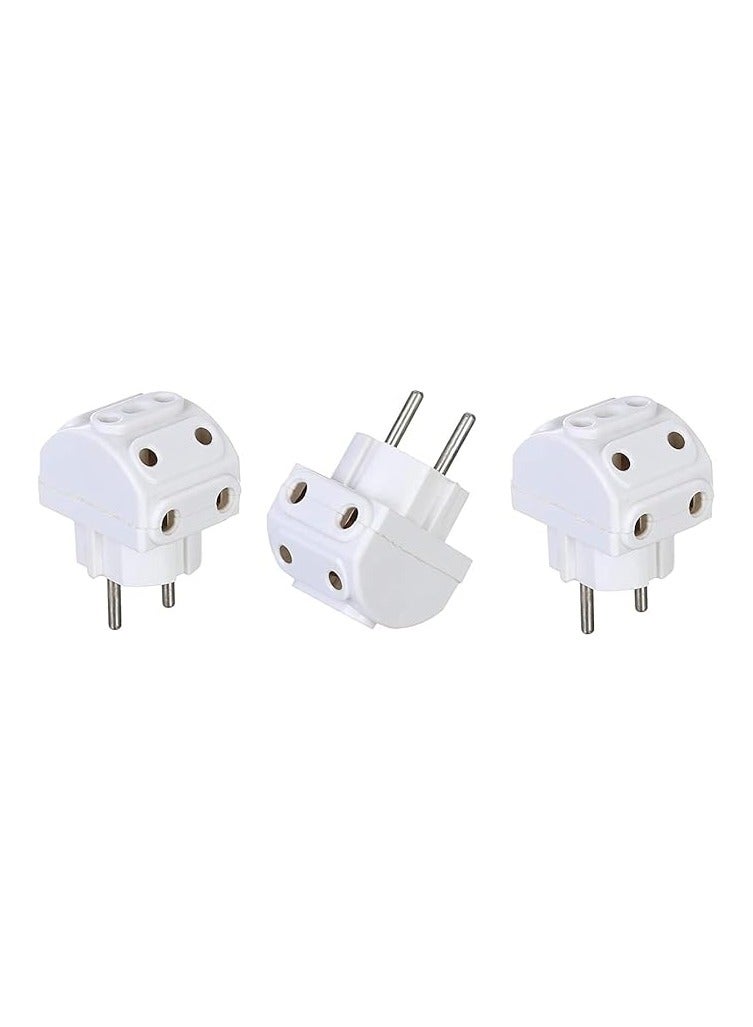 مشترك خماسي 5 عين 3 قطع ابيض