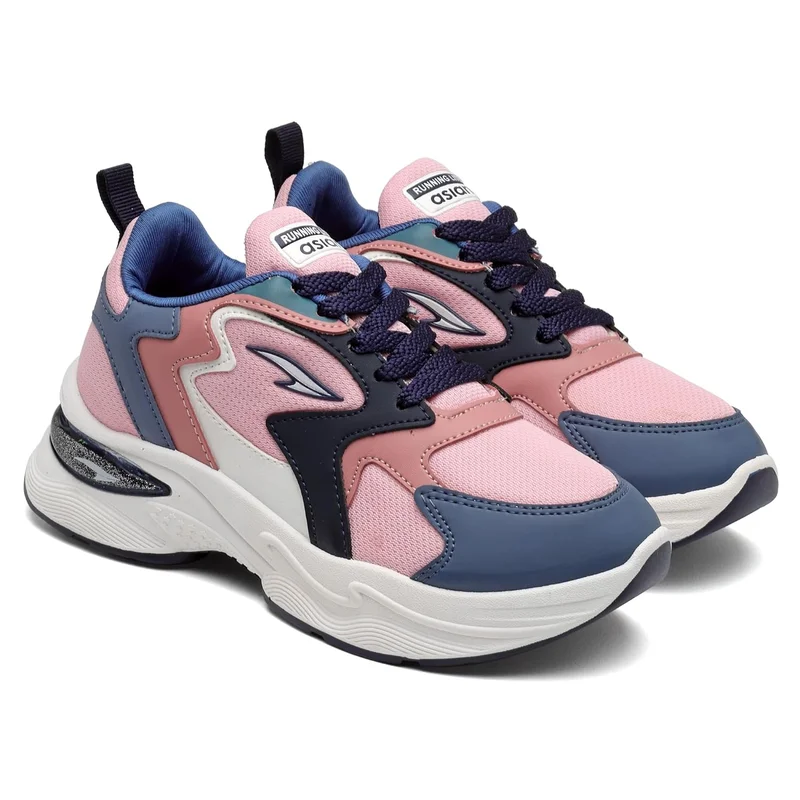 Asian Stylish Baby Pink Sneakers for Women and Girls