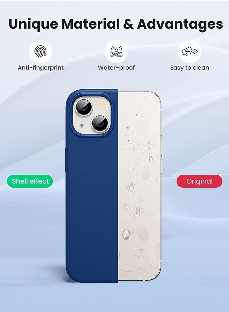 DUSALA iPhone 13 Case 6.1 inch Silicone Protective Case Soft Liquid Gel Rubber Cover Shockproof Bumper Anti-Scratch Anti-Fingerprint Anti-Drop Slim Thin Cover - Image 4