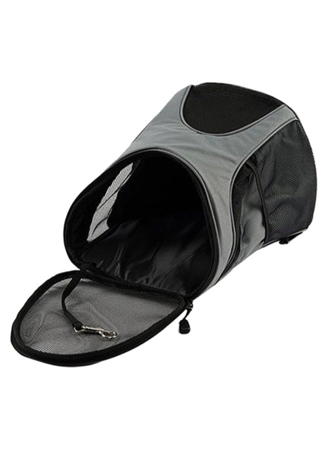 Sharpdo Pet Mesh Backpack Grey/Black 32 x 44cm - Image 4