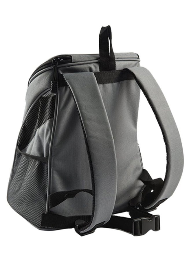 Sharpdo Pet Mesh Backpack Grey/Black 32 x 44cm - Image 2