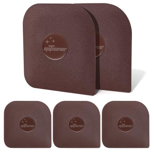 Matscover Pan Scraper, 5 Pcs Pot Scraper Plastic, Pot Scraper Non Scratch for Cast Iron, Pot and Pan Cleaning, Sturdy Scraper Kitchen Tool - Image 1