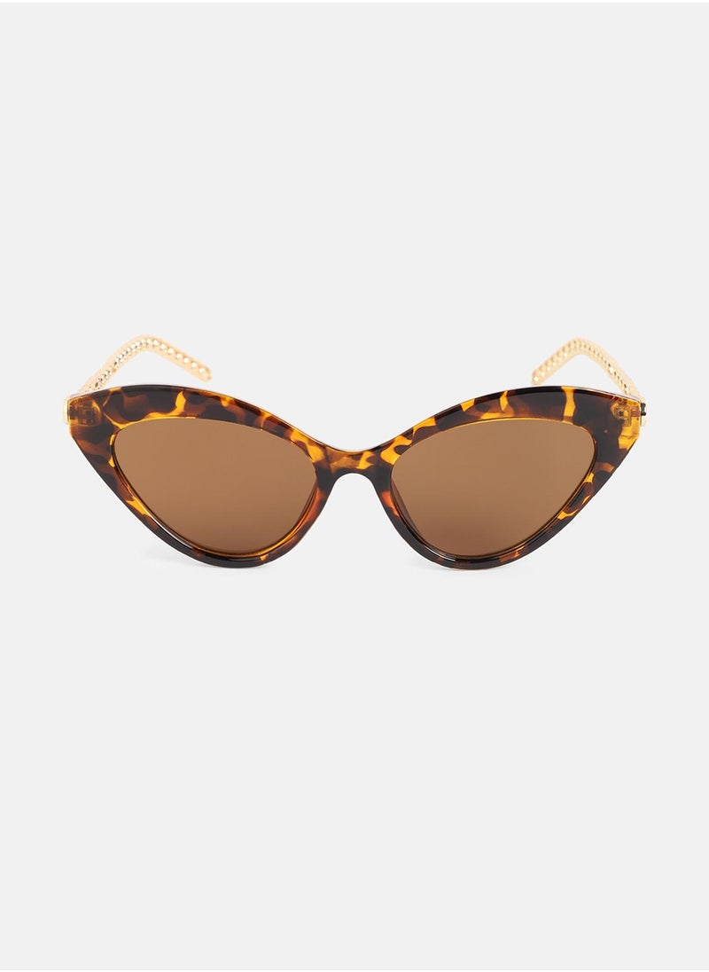 Haute Sauce Tortoise Shell Cateye Sunglasses  - Image 4