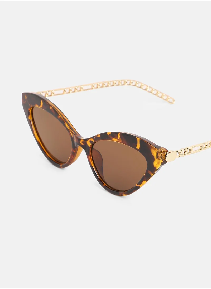 Haute Sauce Tortoise Shell Cateye Sunglasses